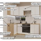 Кухня модульная угловая Дания А03 фото 11